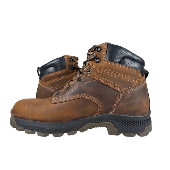 Timberland PRO Titan EV Work Boots Mens 9 M Soft Toe Brown Leather WP Hover main image 5